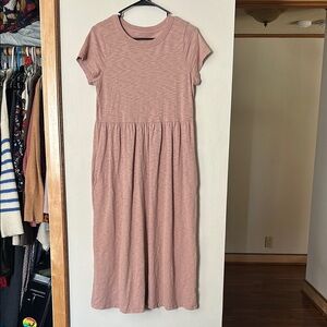 Universal Thread Pink Pleated Midi Sundress